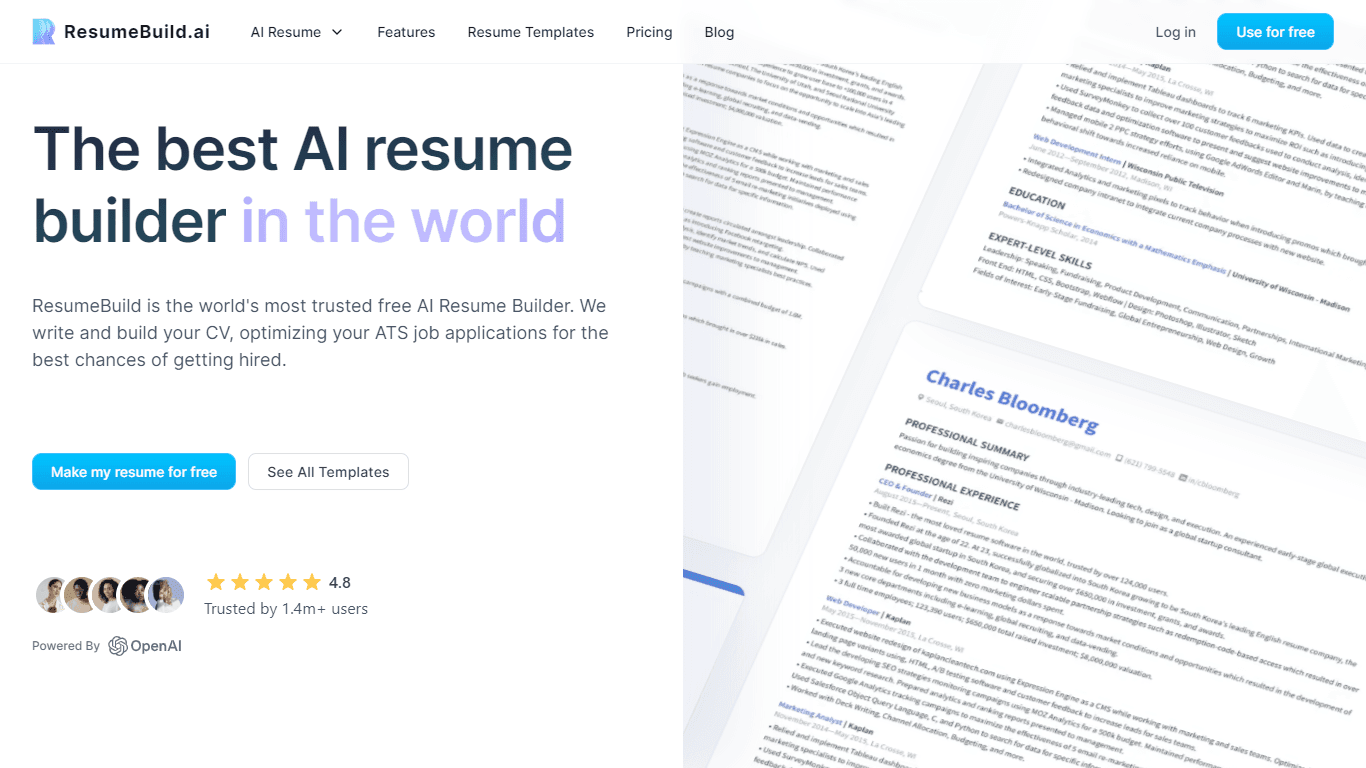 ResumeBuild.ai