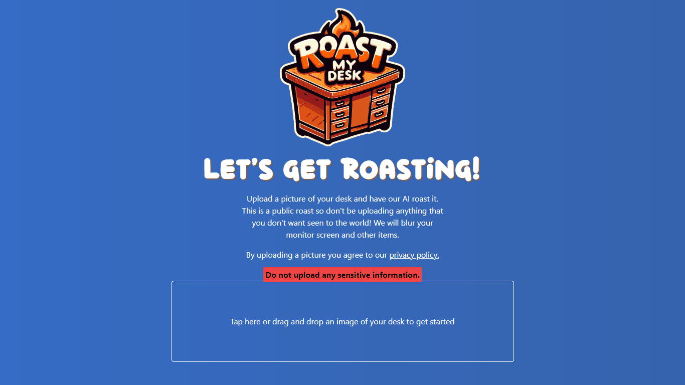 Roast Your Desk