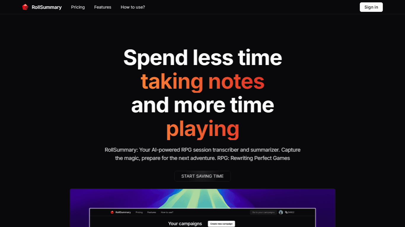 RollSummary