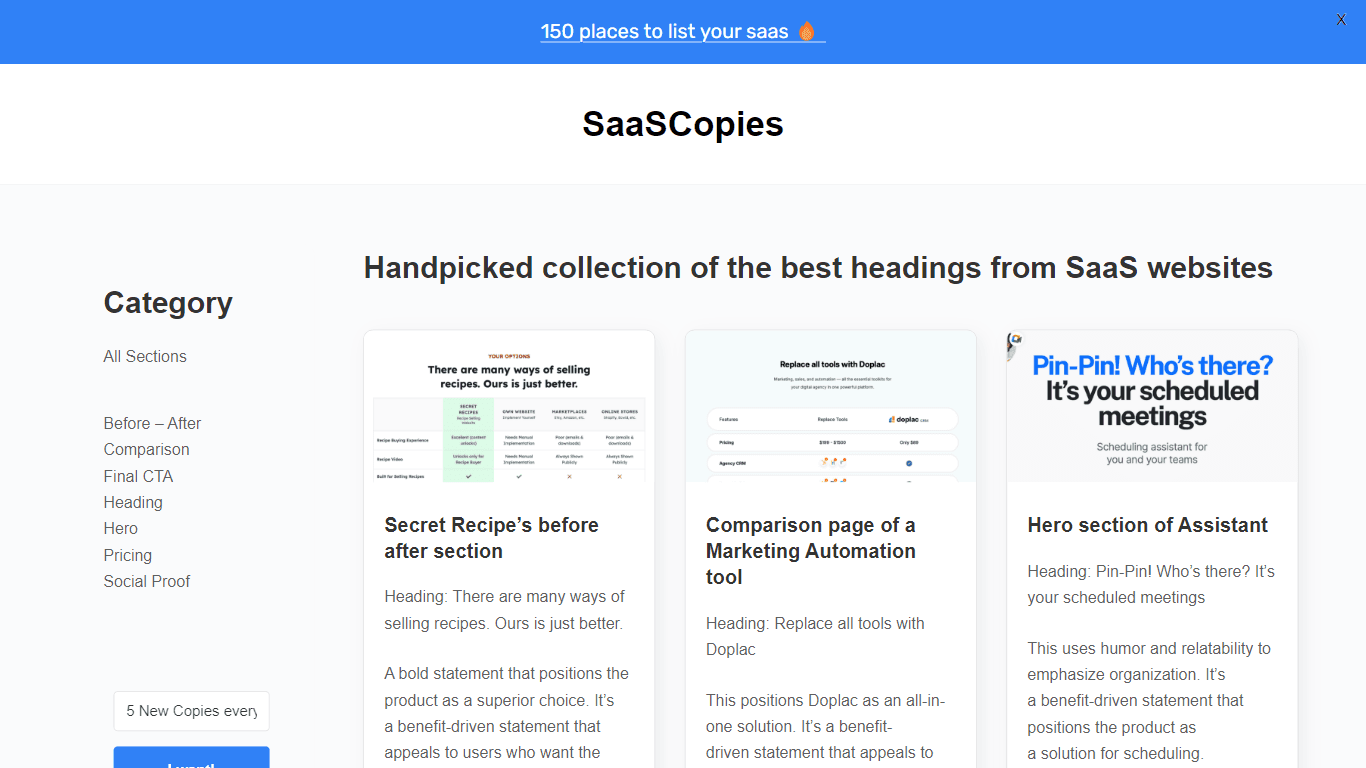 SaaS Copies