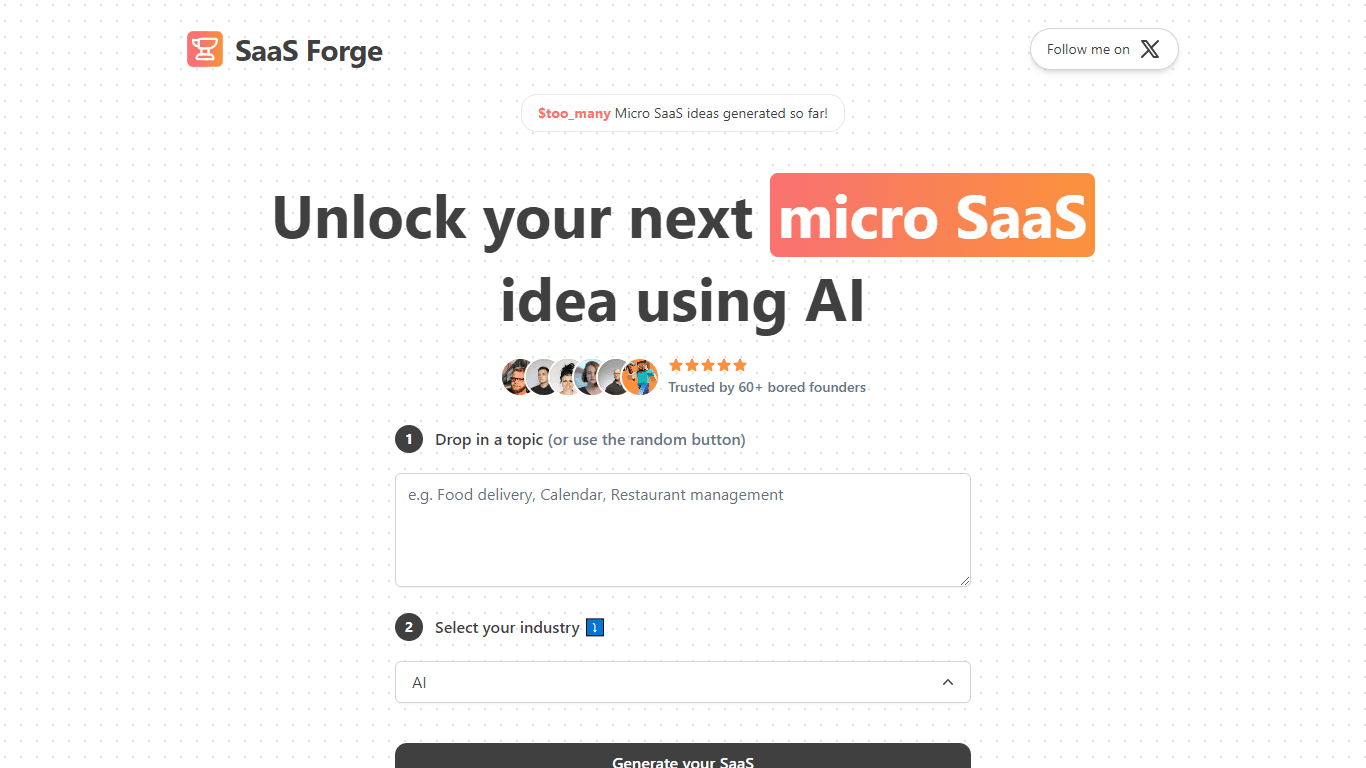 SaaS generator