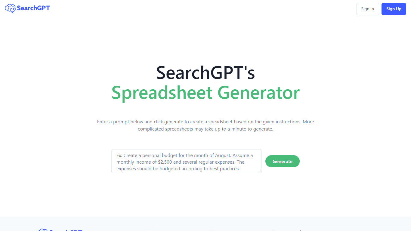 SearchGPT