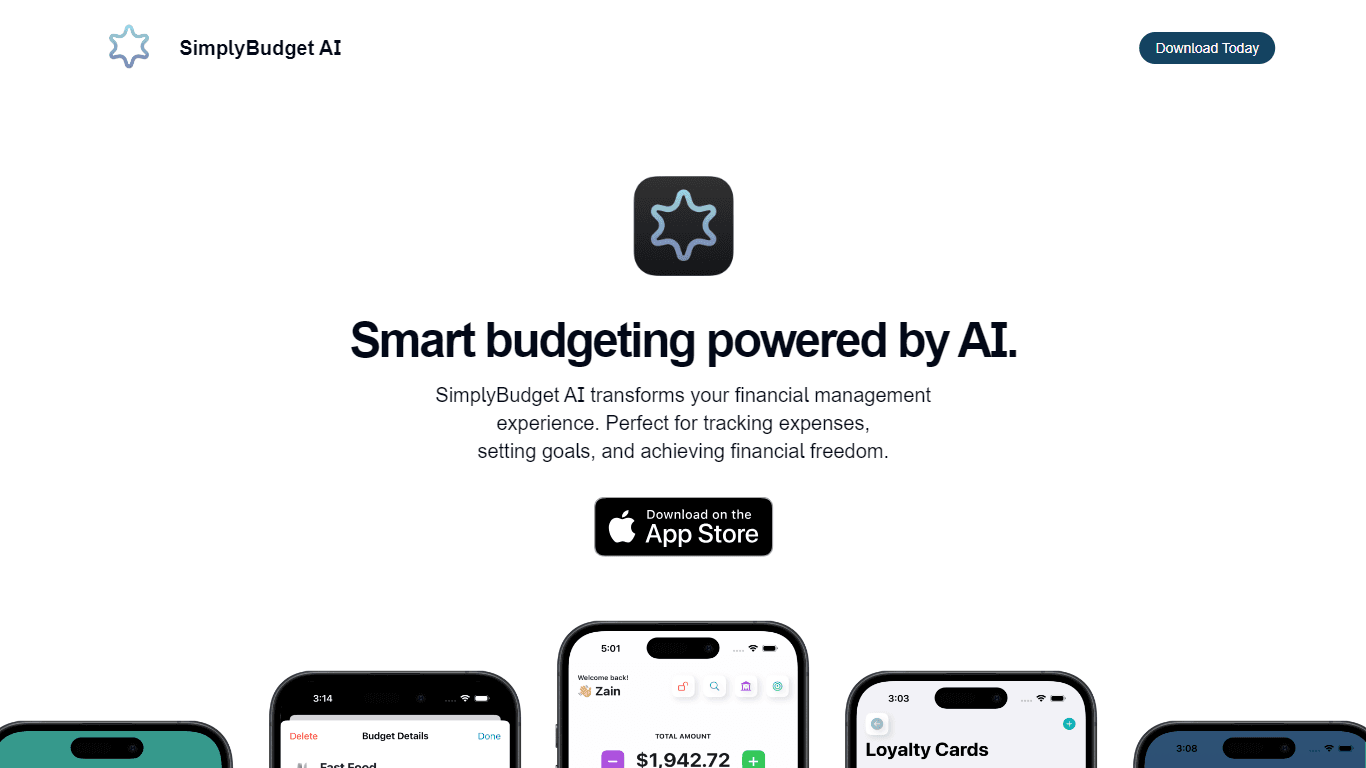 SimplyBudget AI