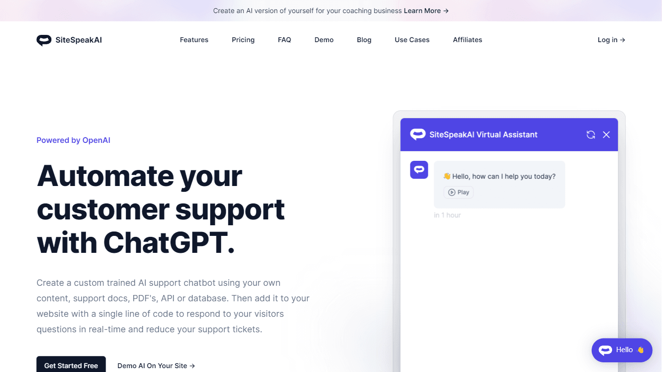 SiteSpeakAI