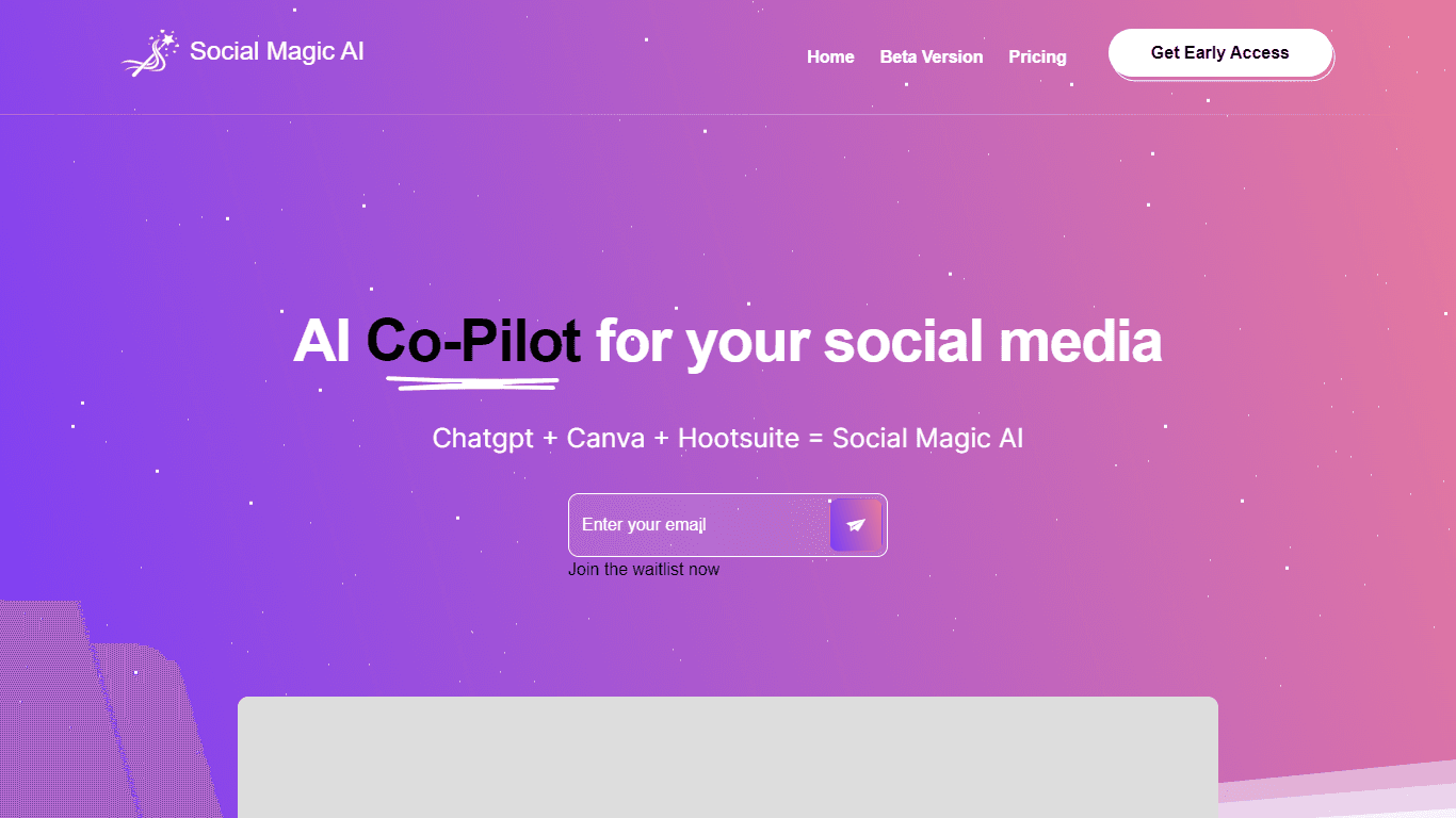Social Magic AI