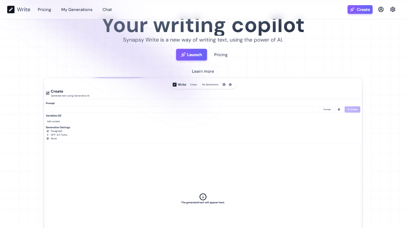 Synapsy Write