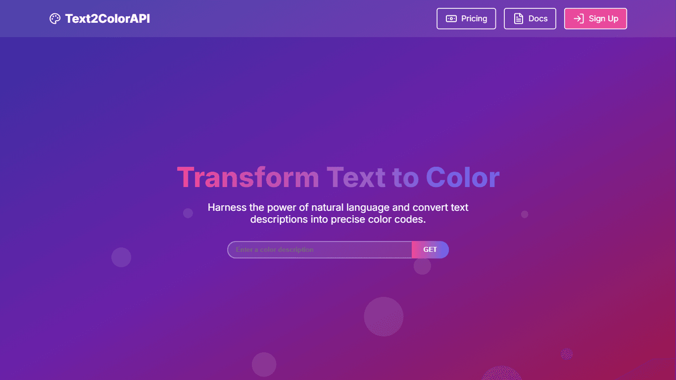 Text2Color