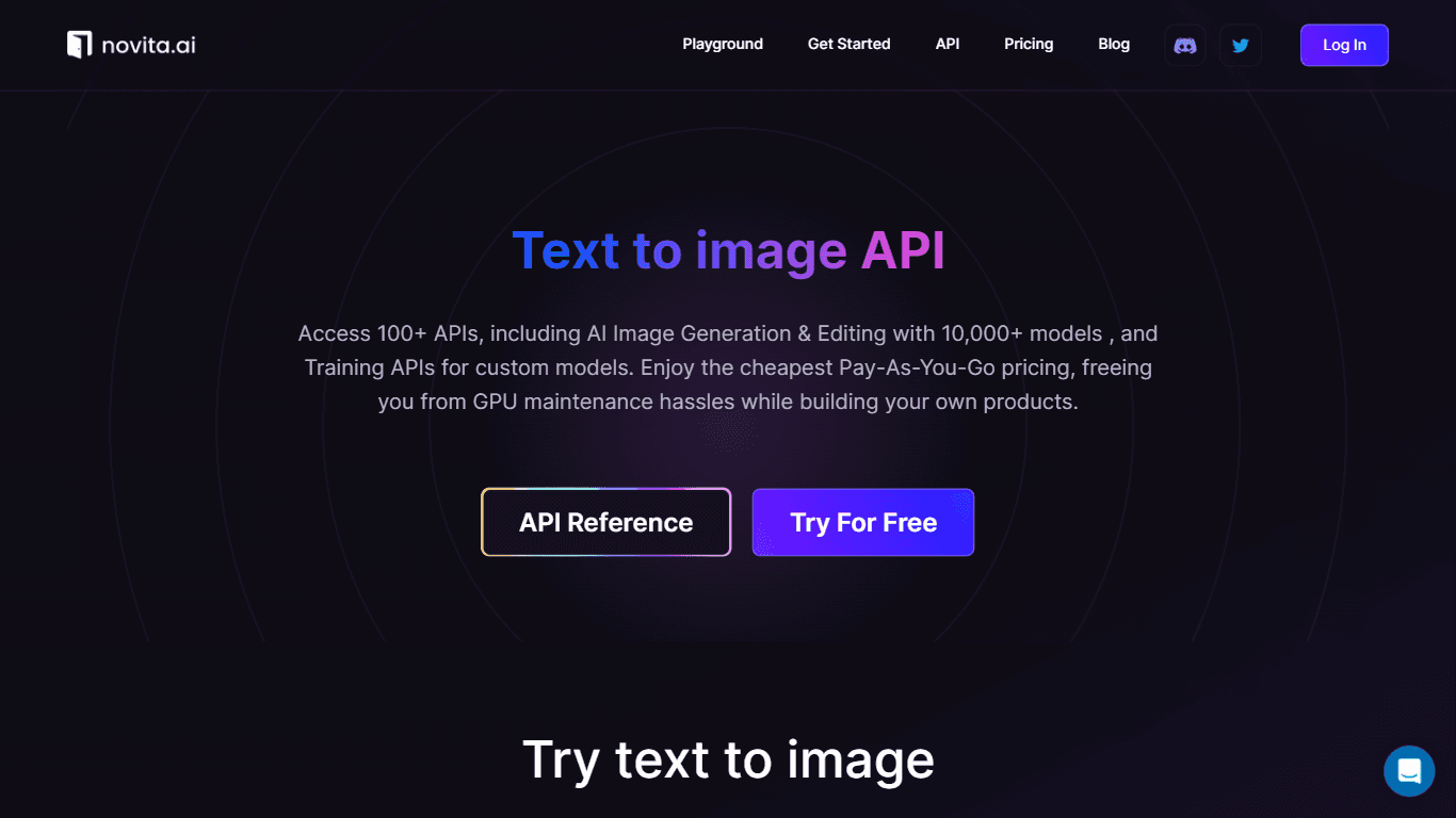 The Text to Image API of novita.ai