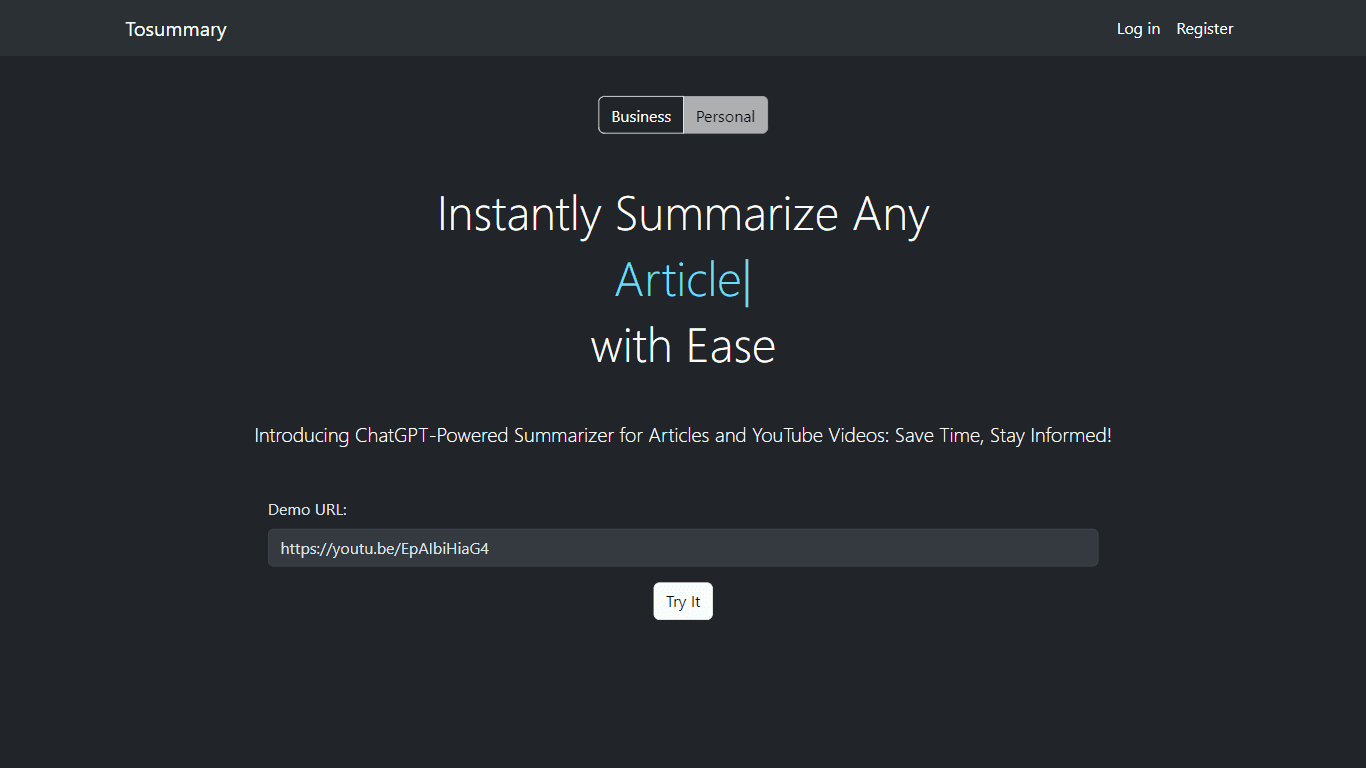 ToSummary