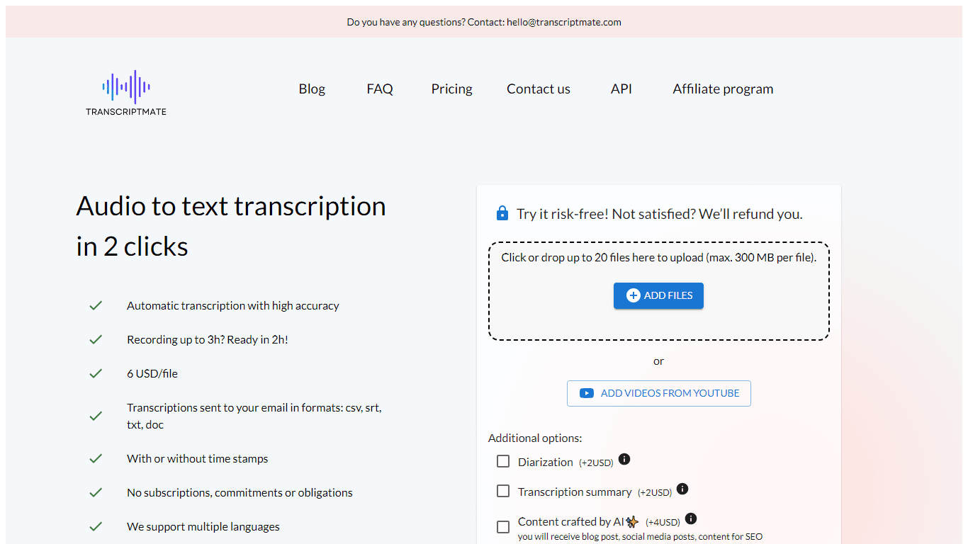 Transcriptmate