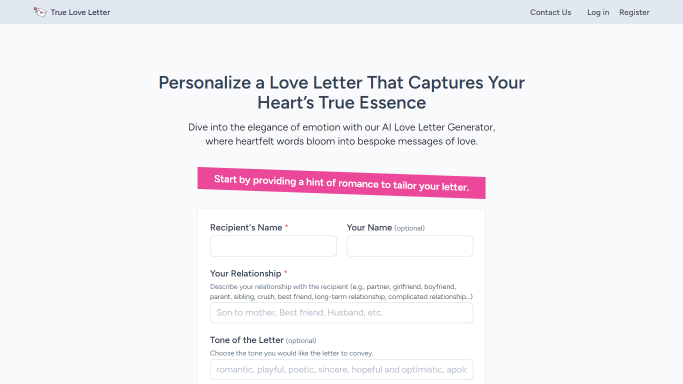 True Love Letter
