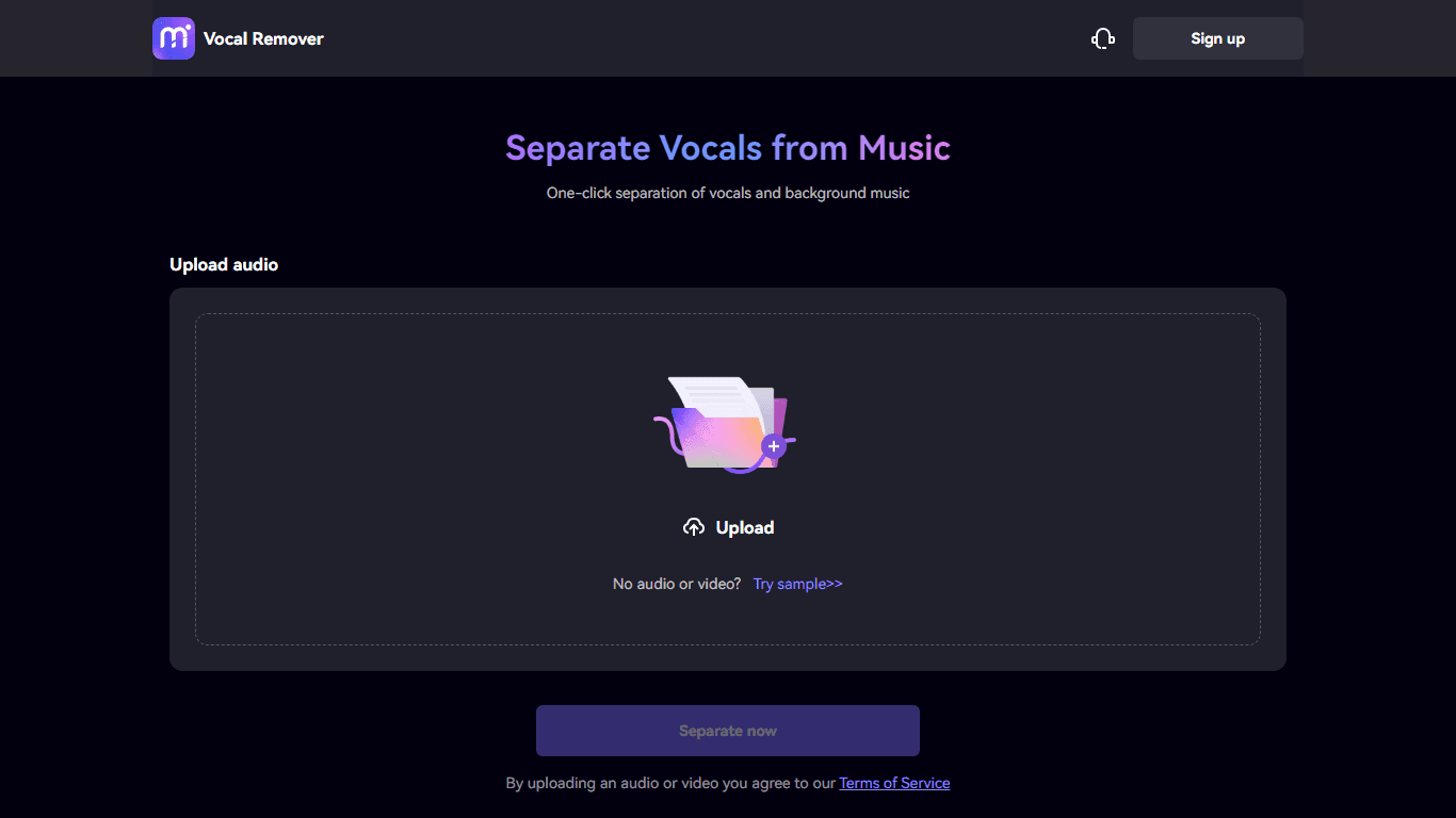 Vocal Remover | Media.io