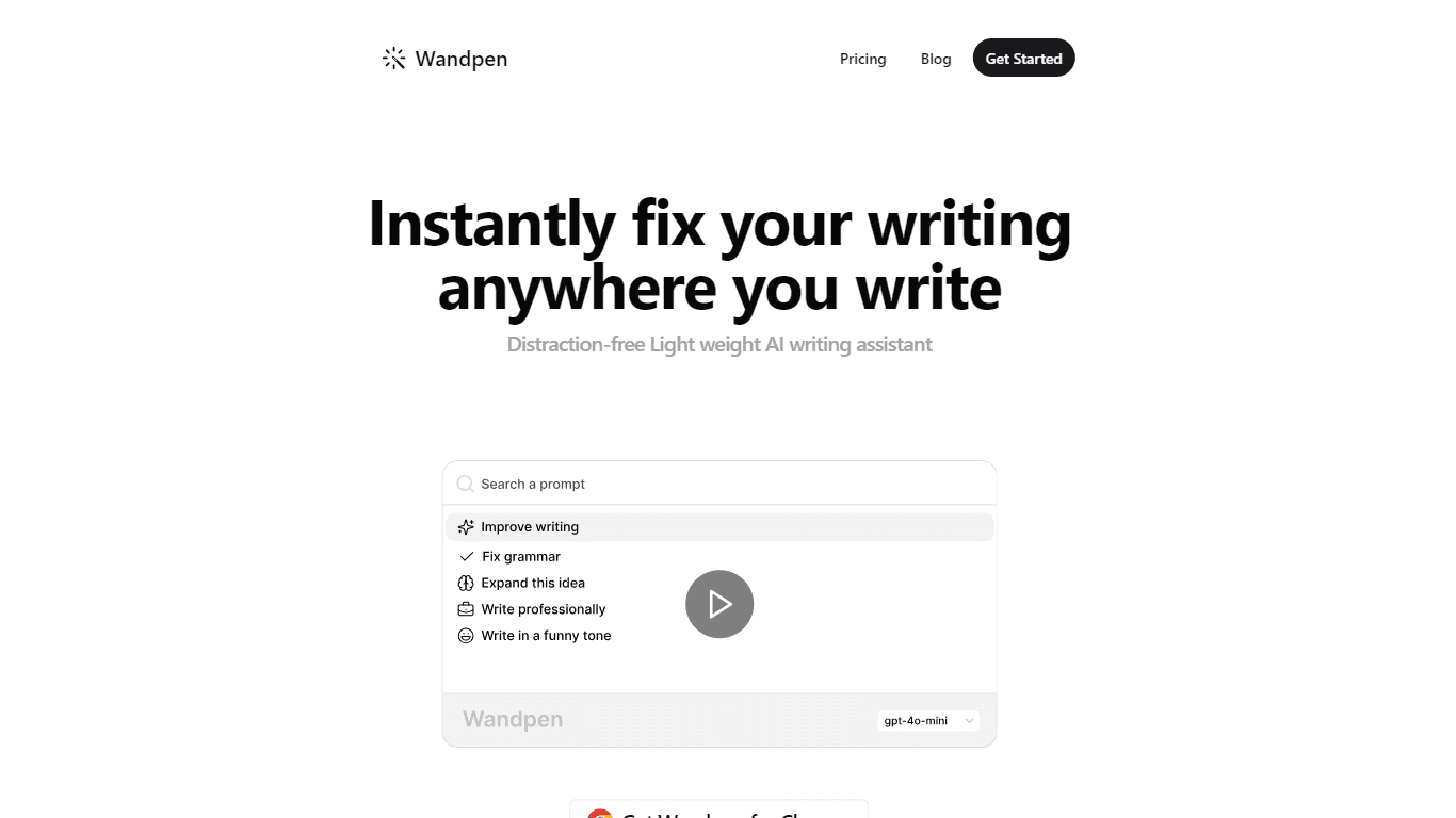 Wandpen