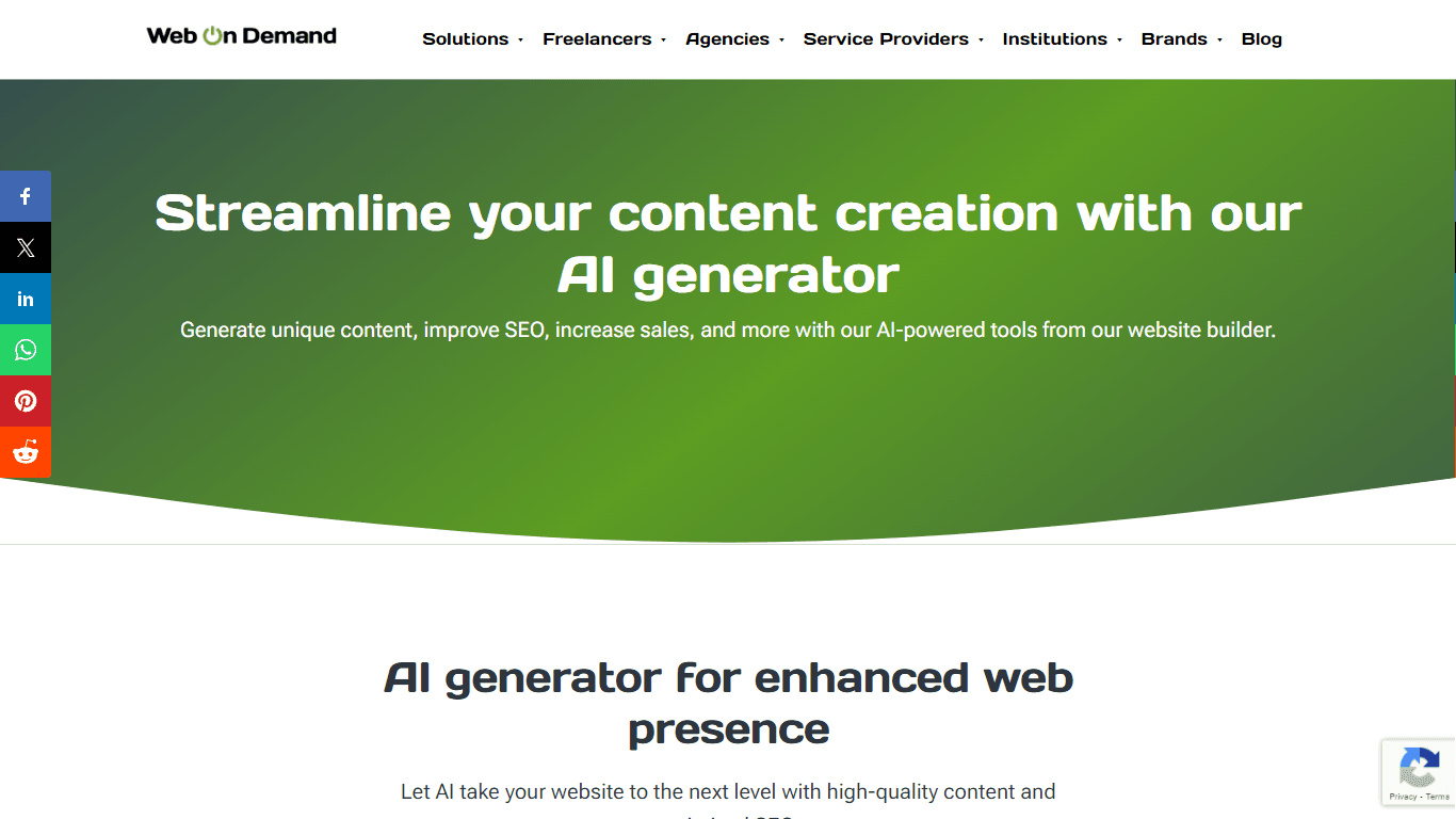 Web on Demand