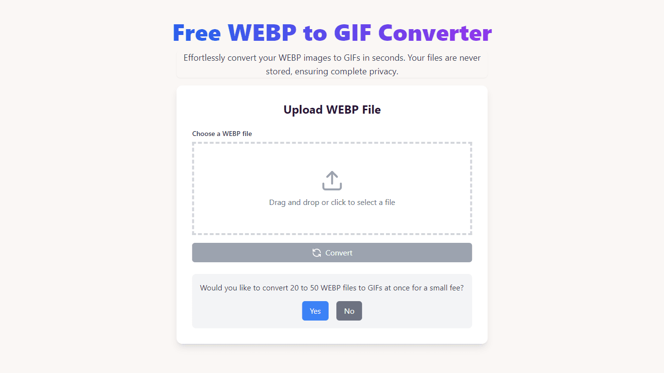 WebP to GIF