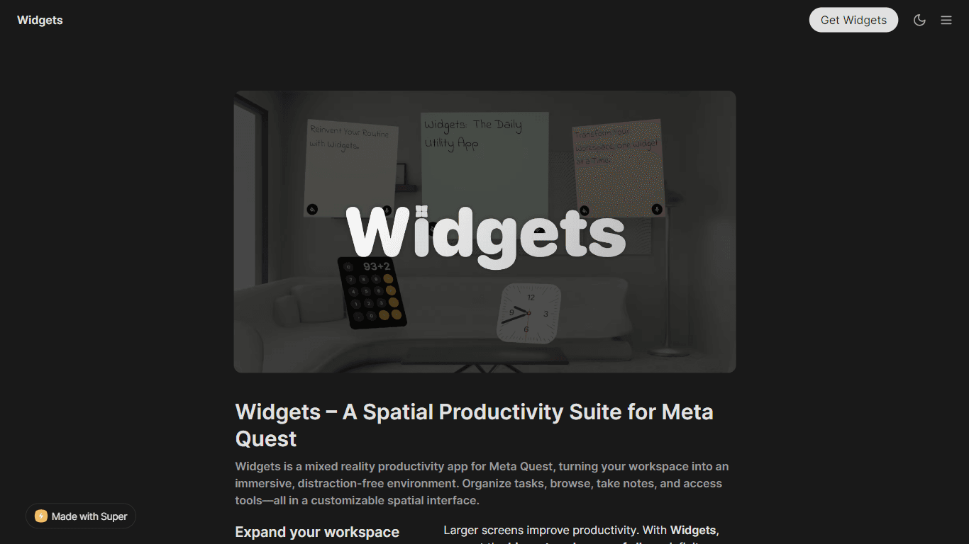 Widgets