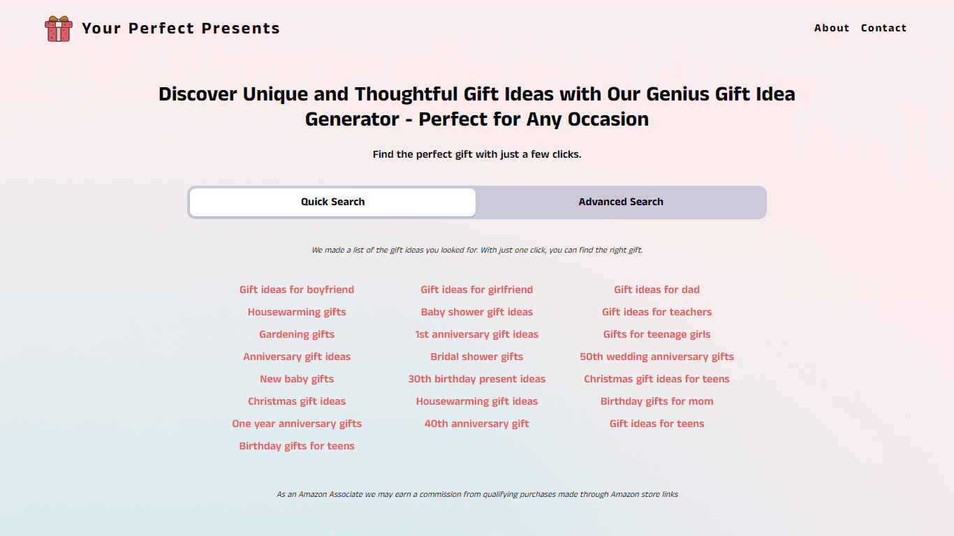 Your Perfect Presents