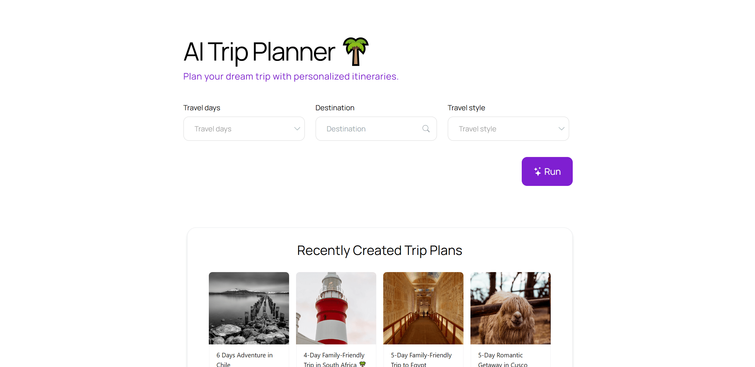 AI Trip Planner