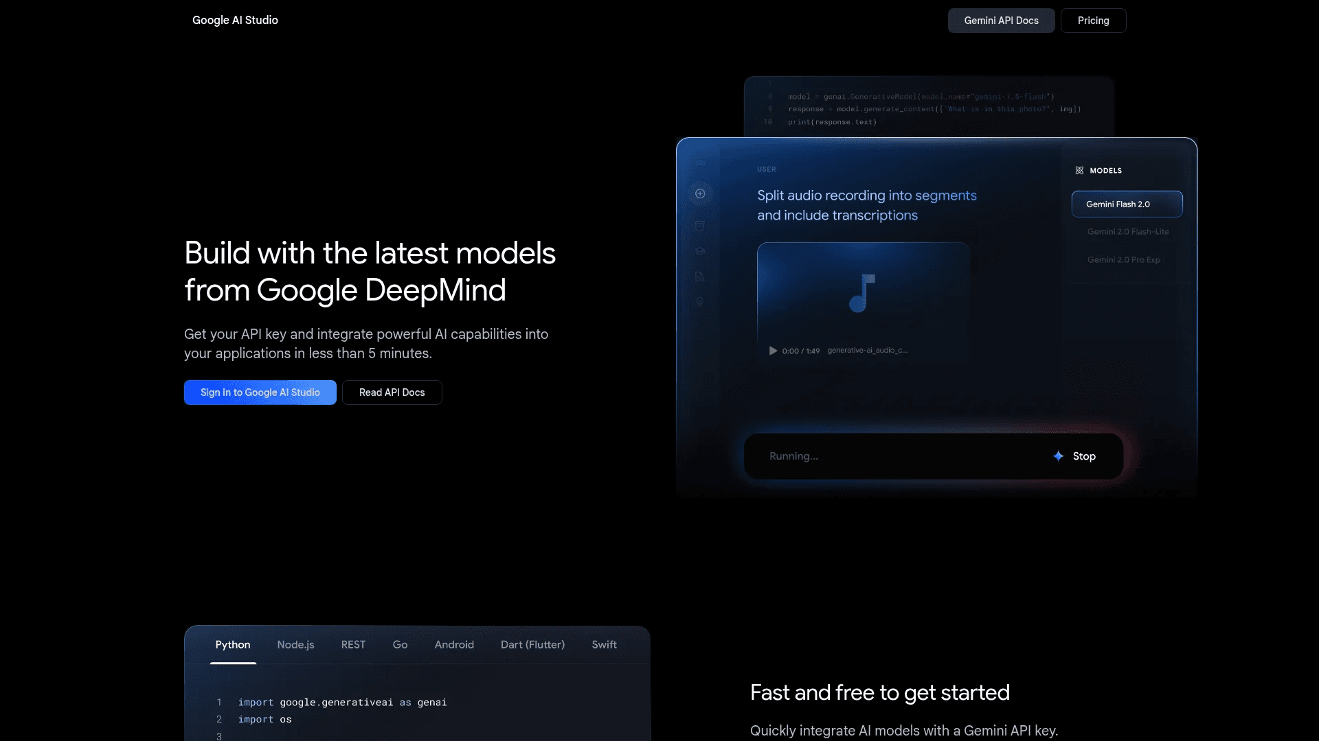 Google AI Studio
